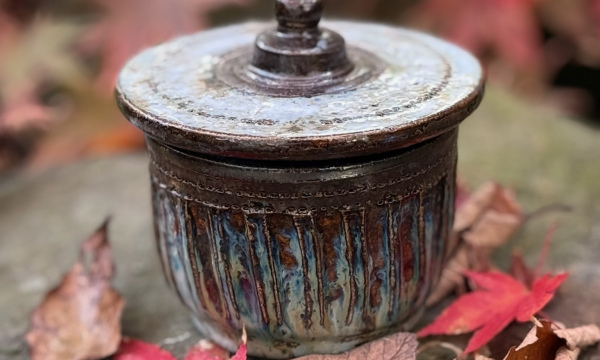 Flare Top Lidded Jar