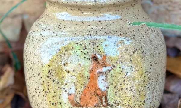 Fox Vase