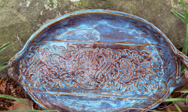 NEW! Blue Serving Platter