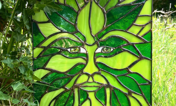 Green Man Panel